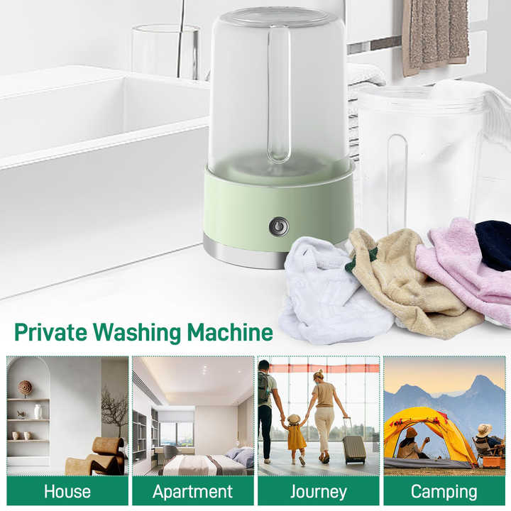 🧼 غسالة صغيرة بالموجات فوق الصوتية – كوب تنظيف مدمج وقوي 💦🧼 Mini Ultrasonic Washing Machine – Compact & Powerful Cleaning Cup 💦