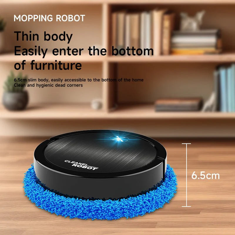 روبوت المسح الذكي الصامت – تنظيف تلقائي بلا عناء|Smart Silent Cleaning Robot – Fully Automatic for Effortless Sweeping