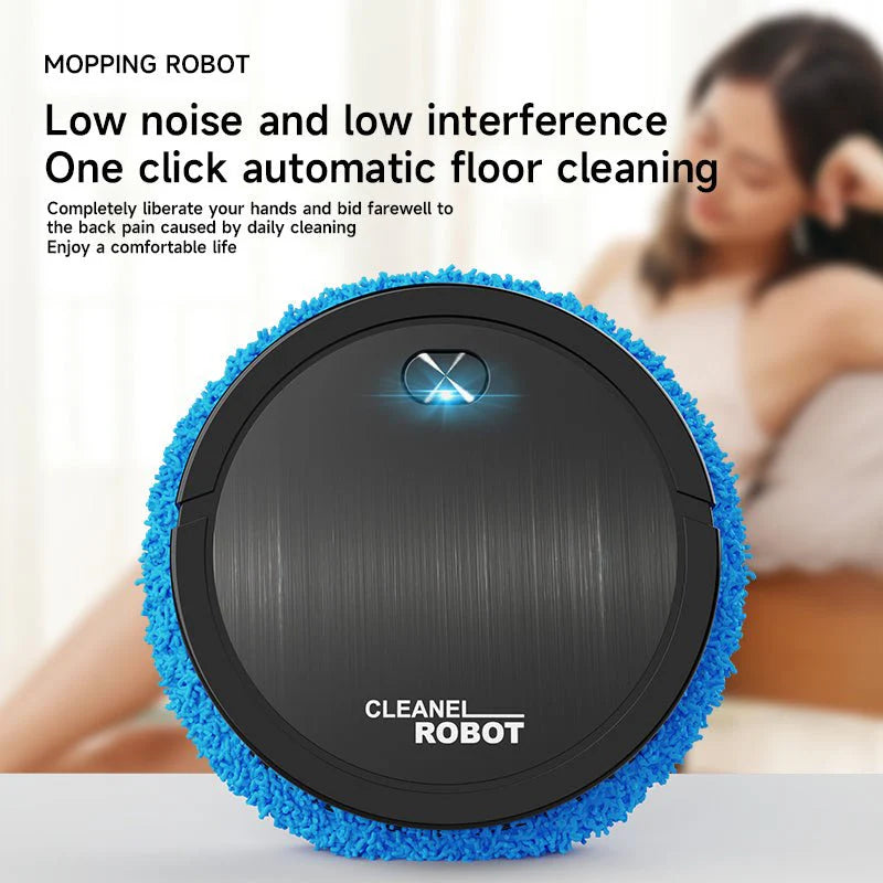 روبوت المسح الذكي الصامت – تنظيف تلقائي بلا عناء|Smart Silent Cleaning Robot – Fully Automatic for Effortless Sweeping