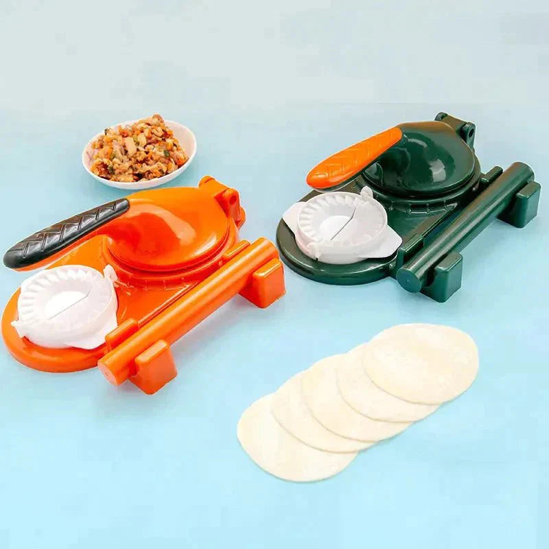 جهاز 2 في 1 لصنع السمبوسة والدامبلينغ بسهولة واحترافية|2 in 1 Multifunctional Samosa & Dumpling Maker need arabic