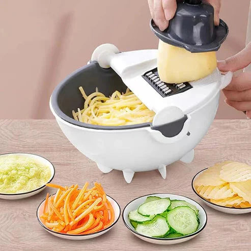 قطاعة خضار متعددة الشفرات لتحضير الطعام بسرعة وبدقة|Multi-functional Vegetable Cutter