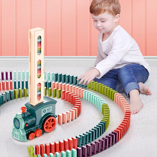 Domino Train Set for kids | مجموعة قطار الدومينو للأطفال