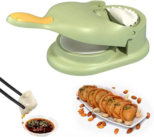 جهاز 2 في 1 لصنع السمبوسة والدامبلينغ بسهولة واحترافية|2 in 1 Multifunctional Samosa & Dumpling Maker need arabic